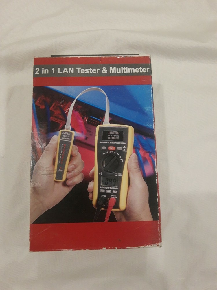 ART. 2-in-1 Network Cable LAN Tester and Multimeter Digital