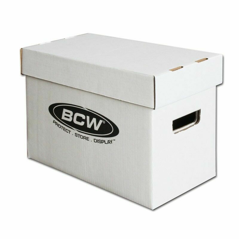 1 2 5 BCW Short Cardboard Comic Book Storage Boxes box holds 150-175 comics