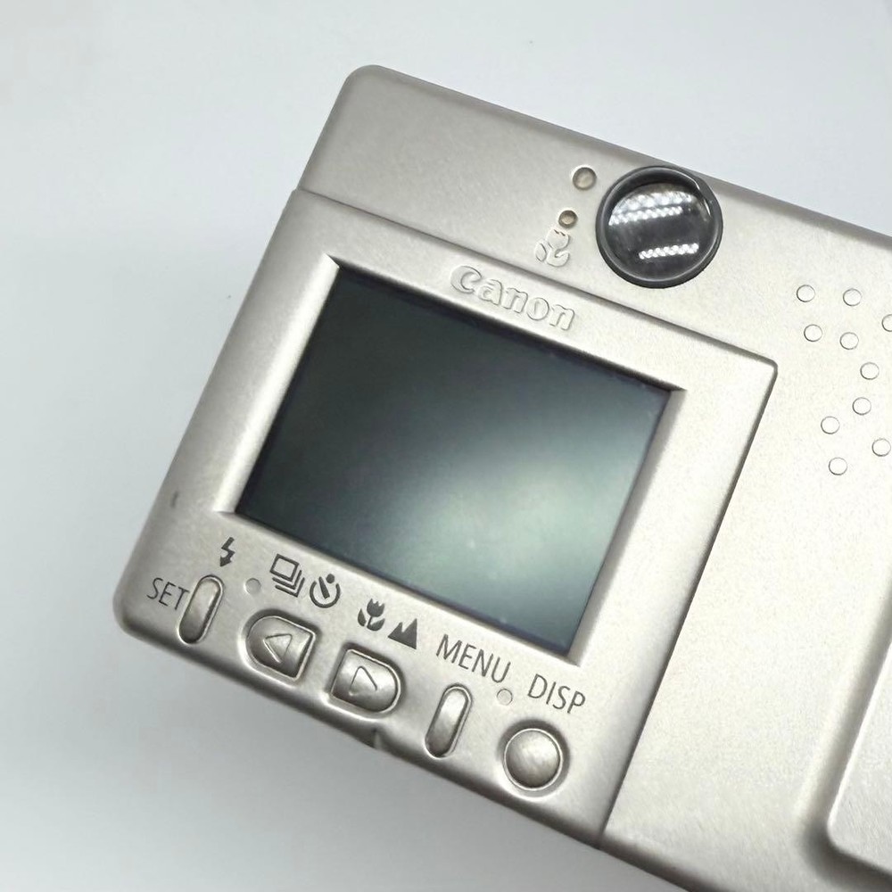 Canon IXY Digital First Generation Silver Compact Camera Tested Working