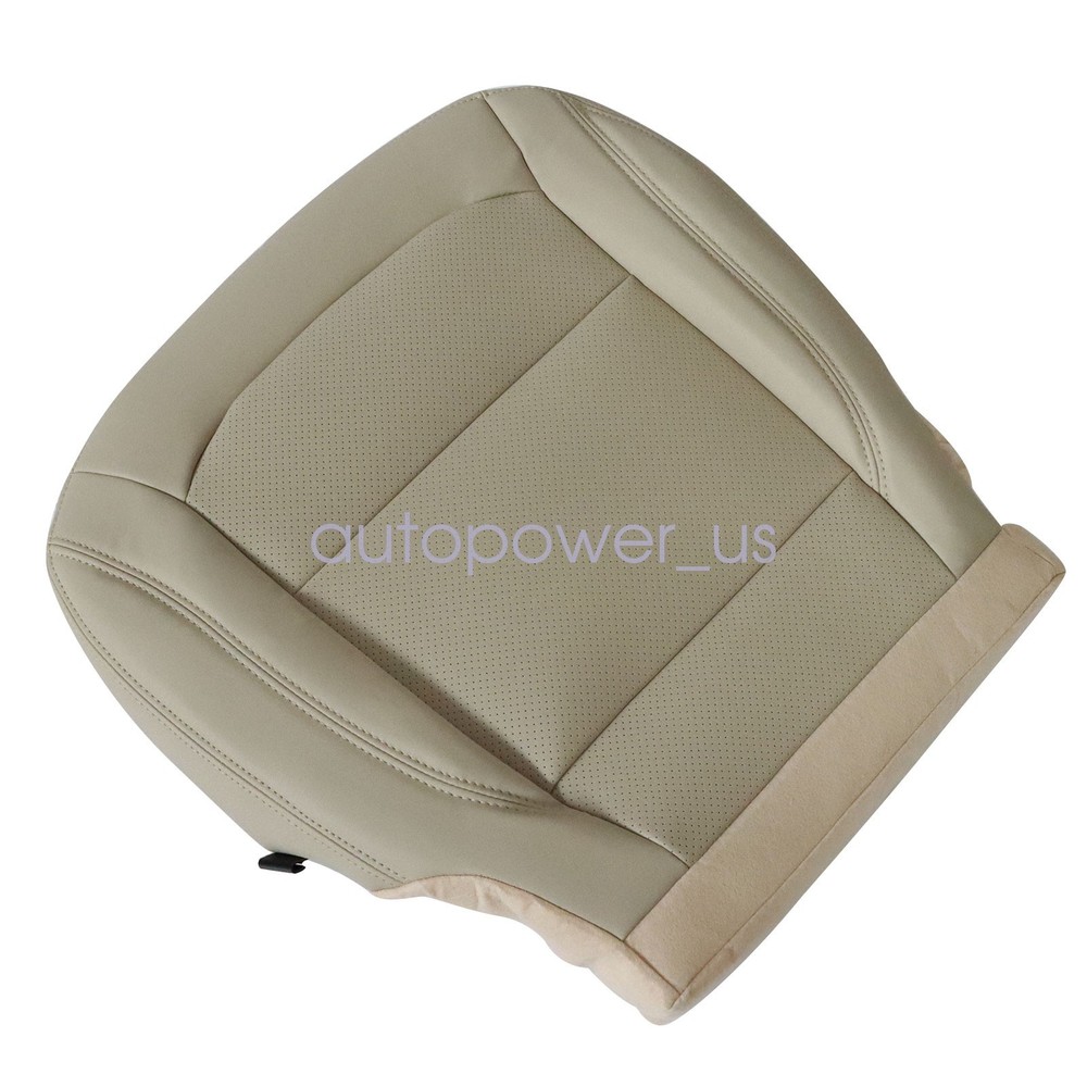 For 2016-2019 Ford Explorer Front Bottom Replacement Perf Leather Seat Cover Tan