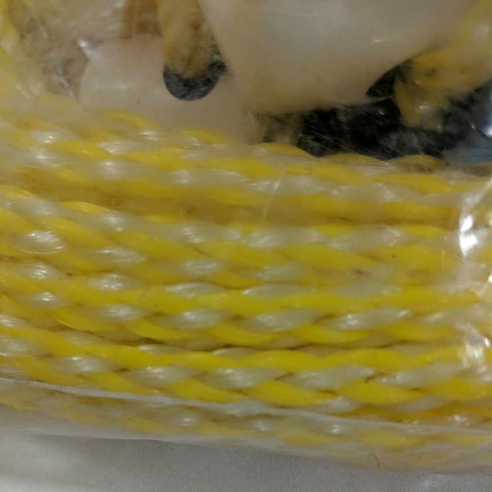Amalgamated Cordage Ski-Tow Dylene Float Braided Polypropylene Rope 75 ft.