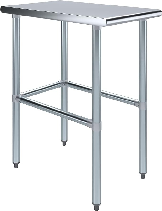Stainless Steel 30”x18” NSF Kitchen Restaurant Work Prep Table
