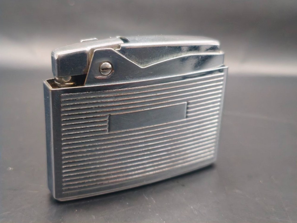 Vintage Ronson Cadet Lighter – Engine Turned Design – Made in England –