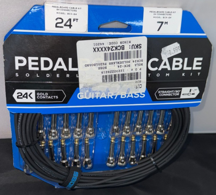 Boss Pedalboard Cable Kit BCK-24