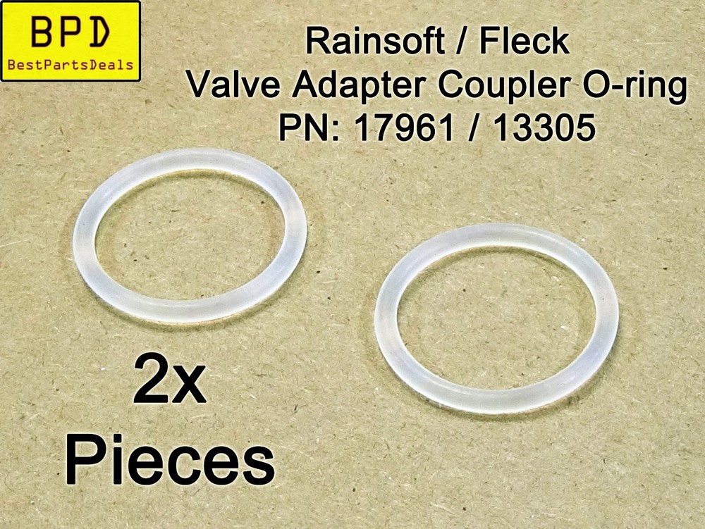 2x Valve Adapter Coupler Polyurethane O-ring For Rainsoft Fleck PN: 17961 13305