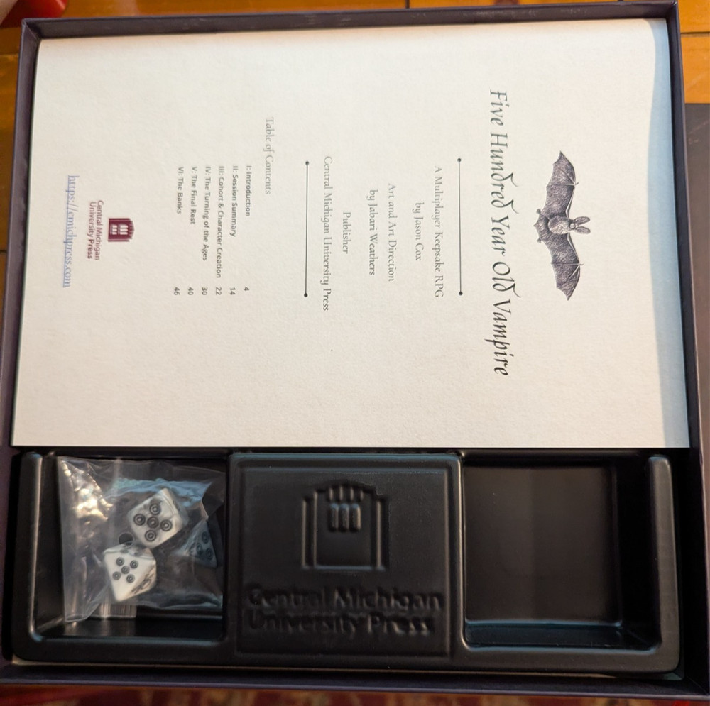 Five Hundred Year Old Vampire (with Kickstarter extras) CMUP