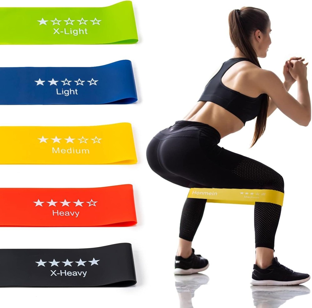 Honmein Resistance Bands for Working Out, Exercise Universal size, Assorted