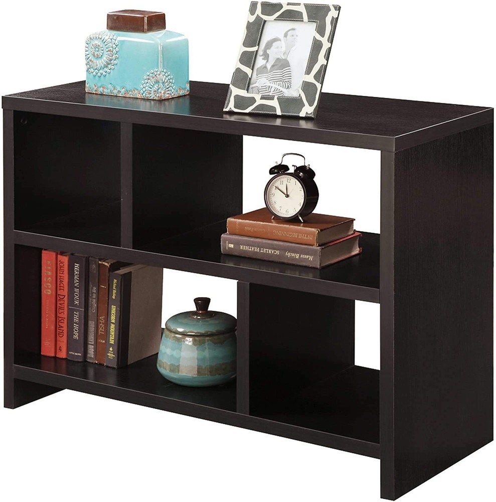 Scranton & Co Bookend Console Table in Espresso