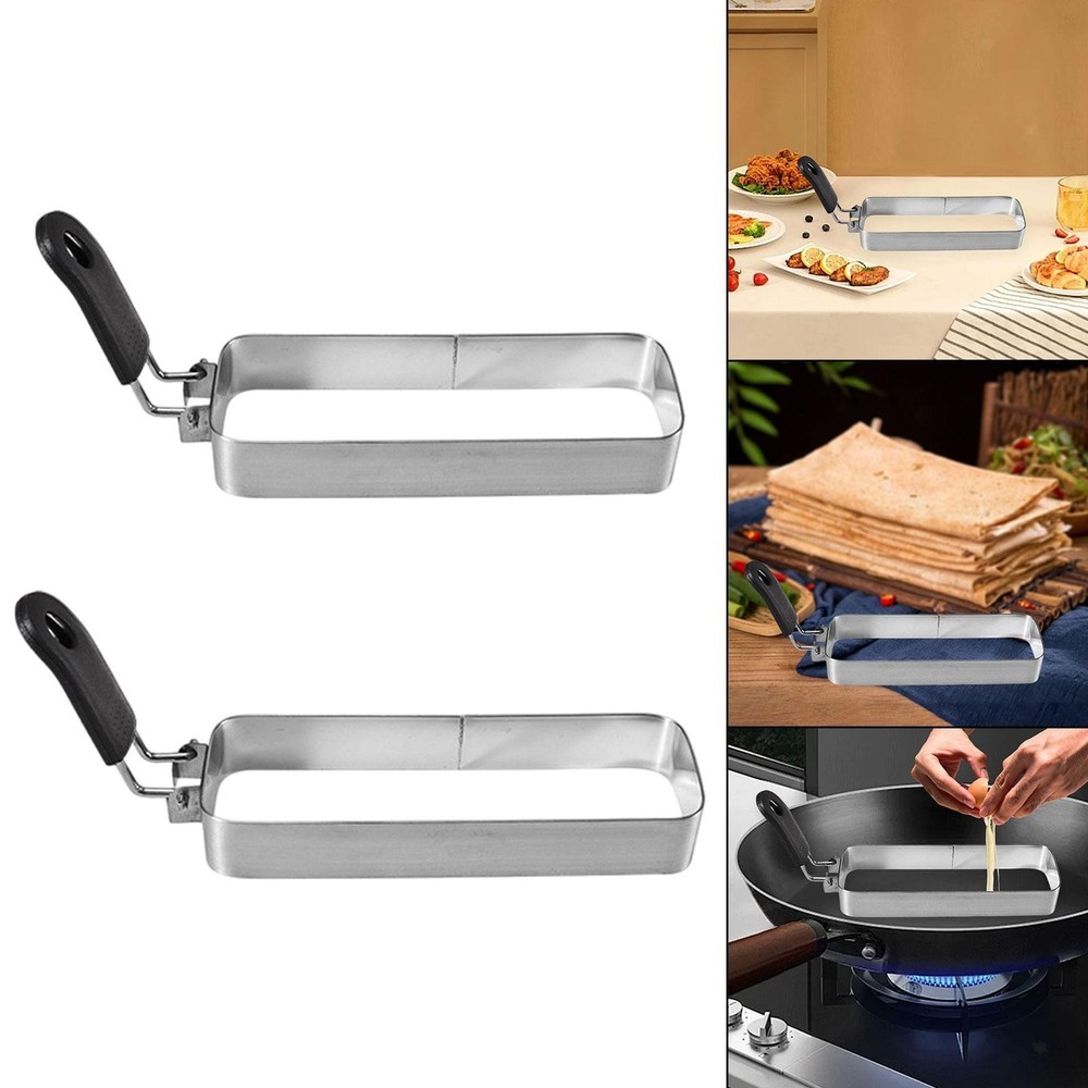 Fried Egg Ring Rectangle Stainless Steel