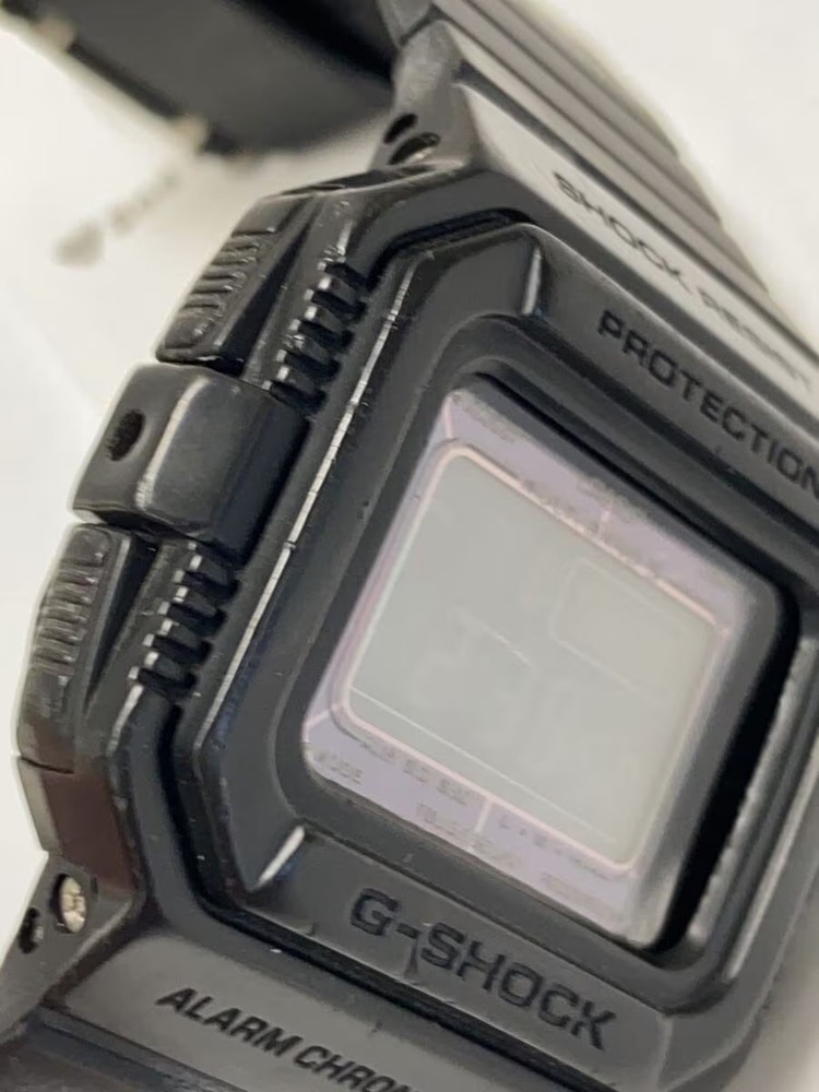 CASIO Solar Watch G SHOCK Digital Rubber BLK BLK