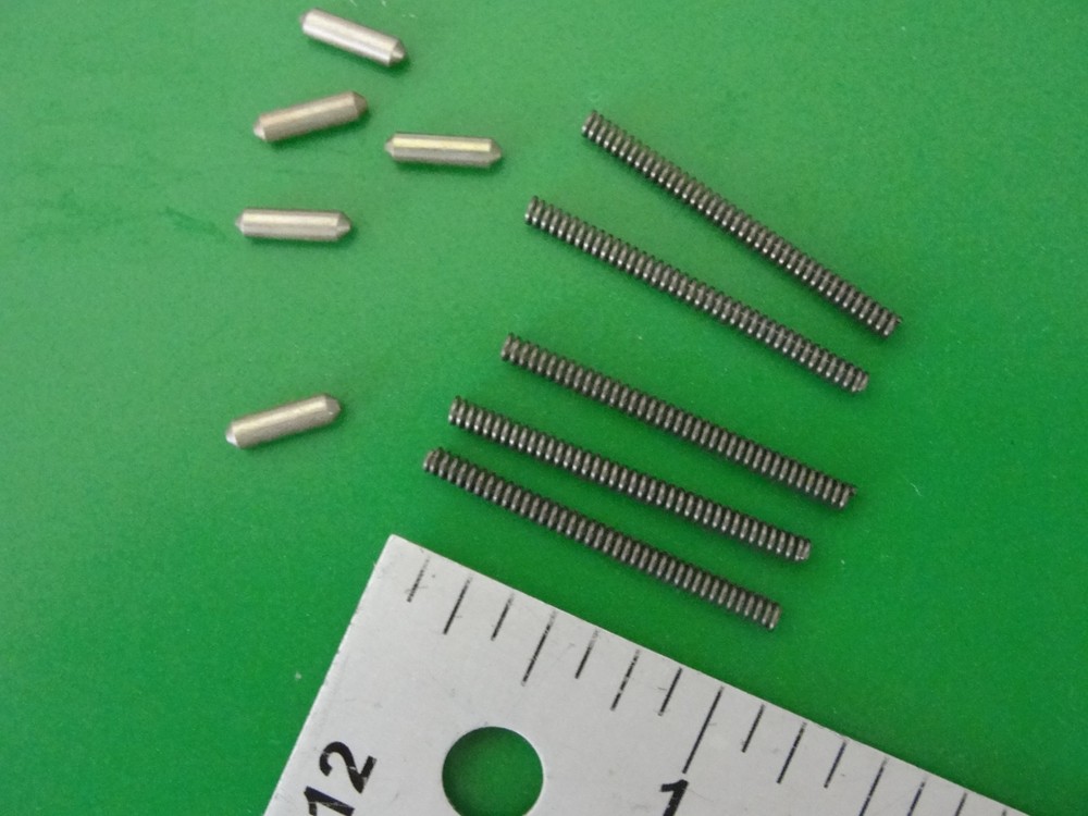 (6) Detents and (6) Springs