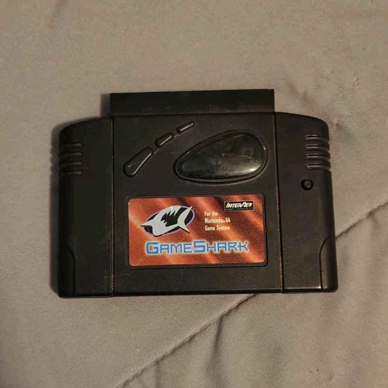 InterAct GameShark Black Cheat Device Accessory for Nintendo 64 Console