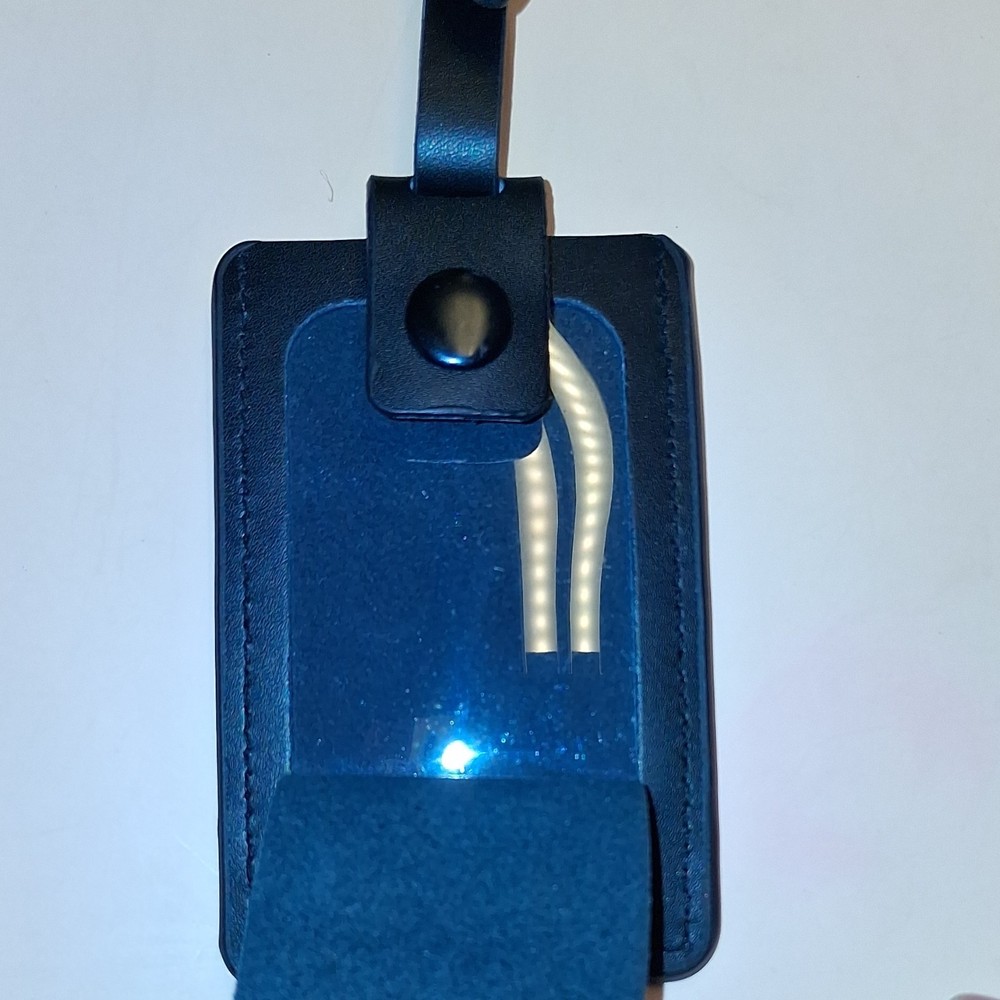 Samsonite Leather ID Tag