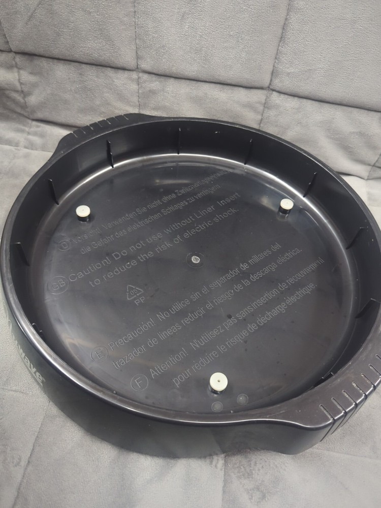 NuWave Pro Plus Infrared Oven Nu Wave 20322 Replacement Base & Drip Pan Black