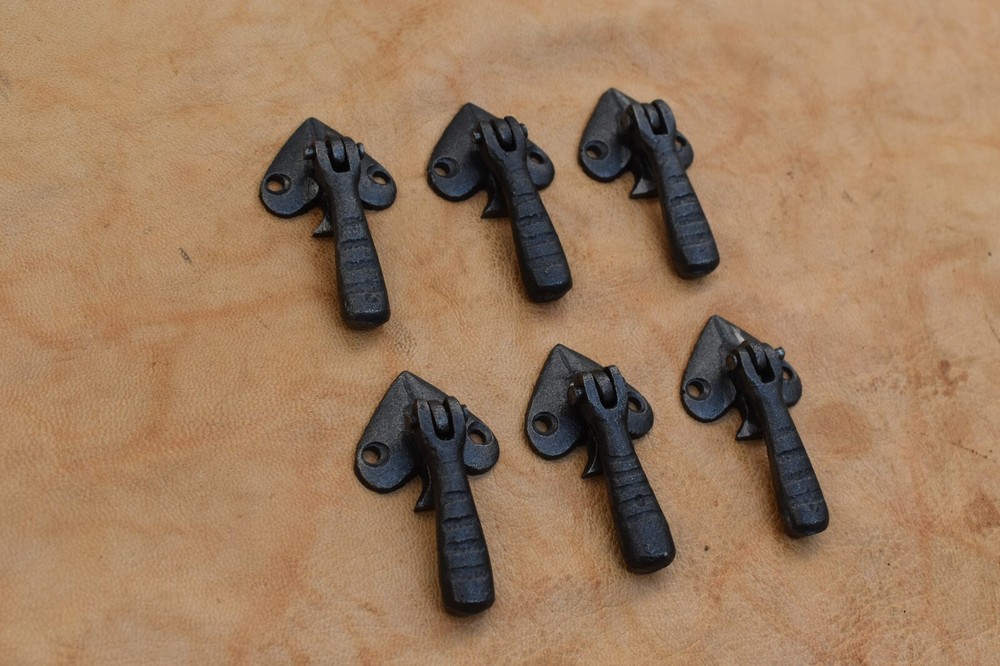 Vintage Cabinet iron Pull drop knob Handles Dresser Drawer Pulls knobs 6 pcs