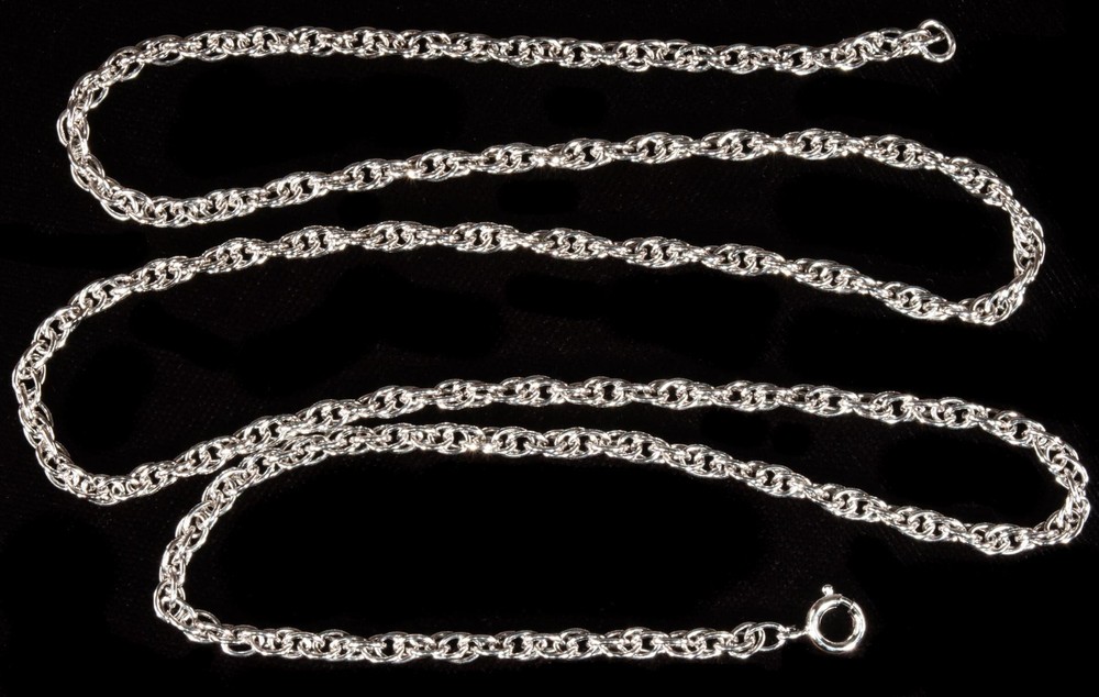 Sterling Silver Link Chain 24” WIDEBAND 3.25mm NEW