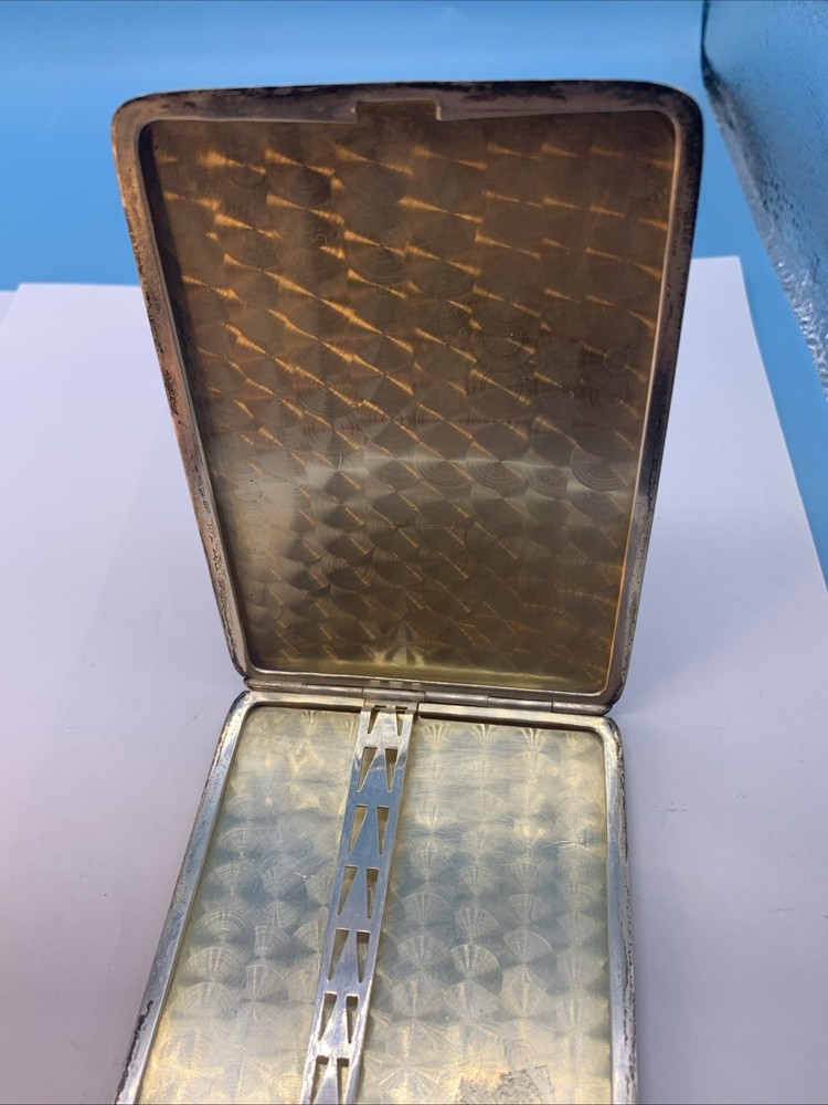 Vintage Napier Sterling Silver Cigarette Case