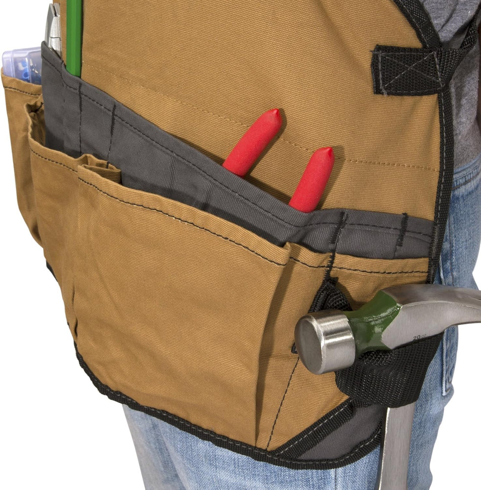 16-Pocket Workshop Bib Apron