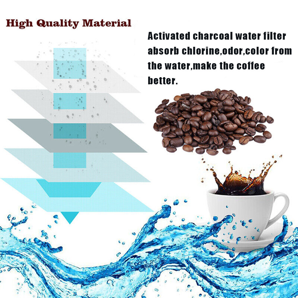 12PCS Charcoal Water Filter For Cuisinart Coffee Maker DCC-3200 DCC-1200