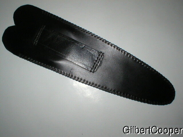 BLACK LEATHER KNIFE SHEATH # 9