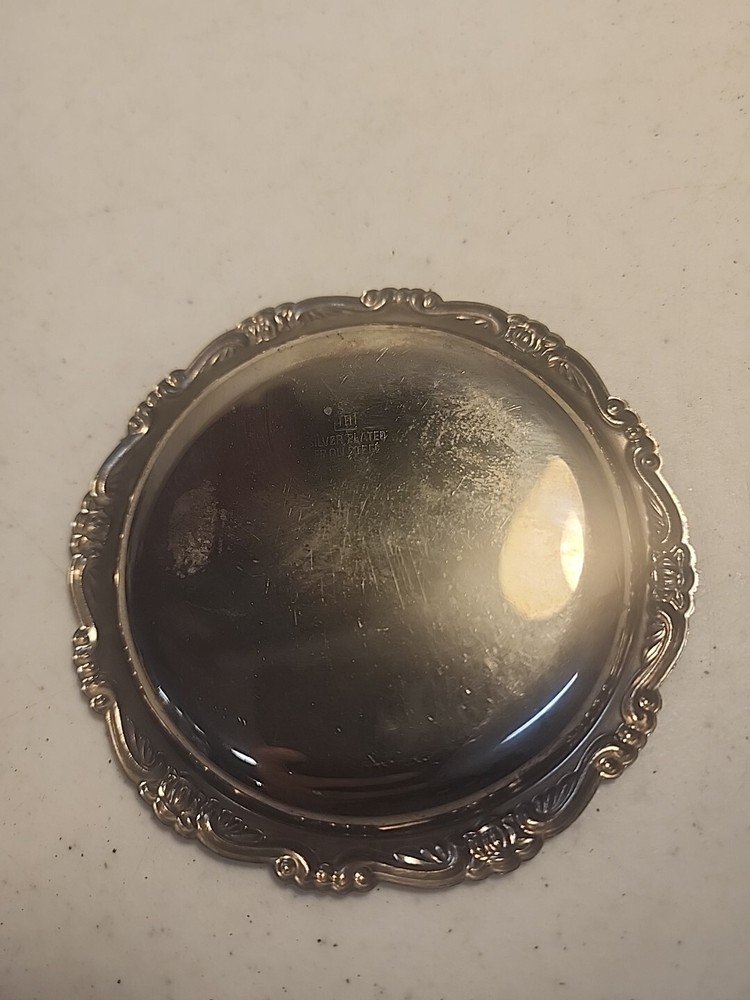 Vintage Silver Plate Coaster