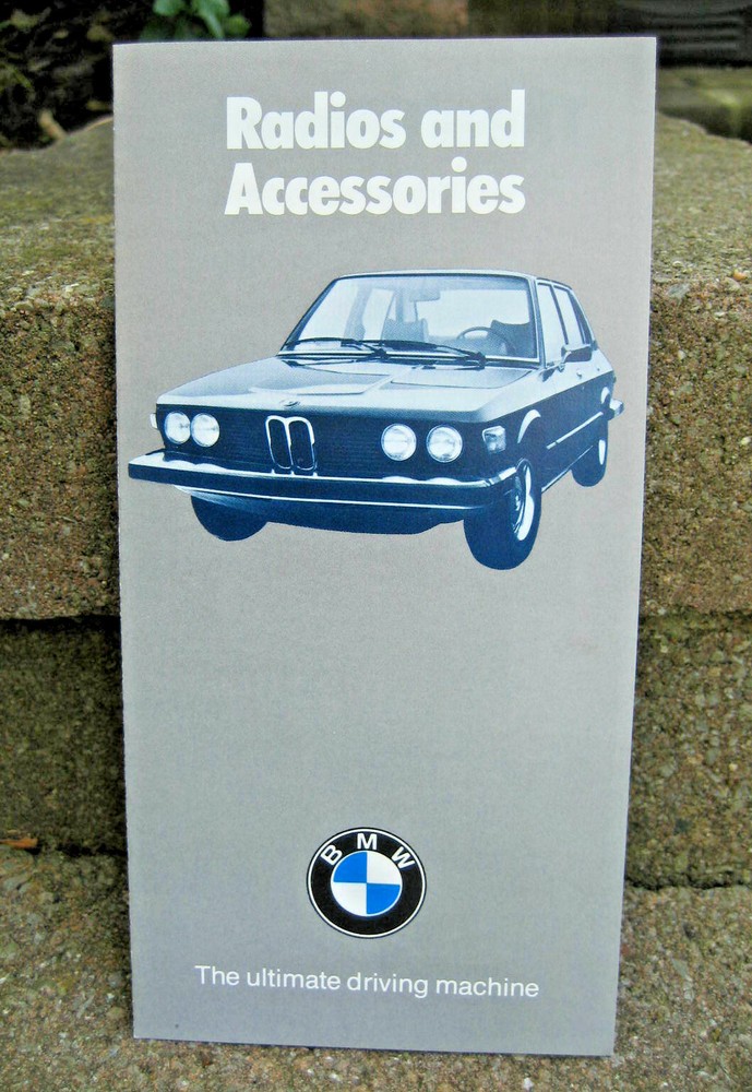 1976 BMW Radios and Accessories Brochure