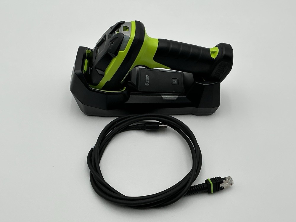 ✅Zebra DS3678-SR Wireless Bluetooth 2D/1D/QR Barcode Scanner, Rugged, KIT!🔥⭐