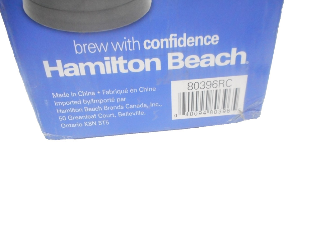 Hamilton Beach Electric Coffee Grinder Grey (80396C) 10 oz