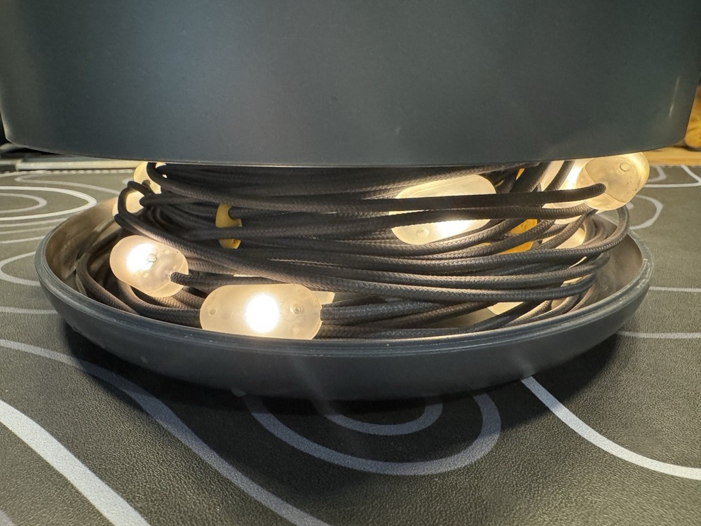 Mpowerd Luci solar string lights 44’, Warm, Black And Yellow