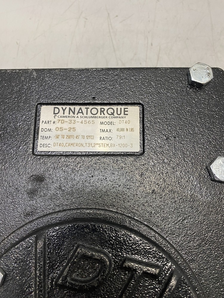 Dynatorque DT40 Valve Actuator 7D-33-4565
