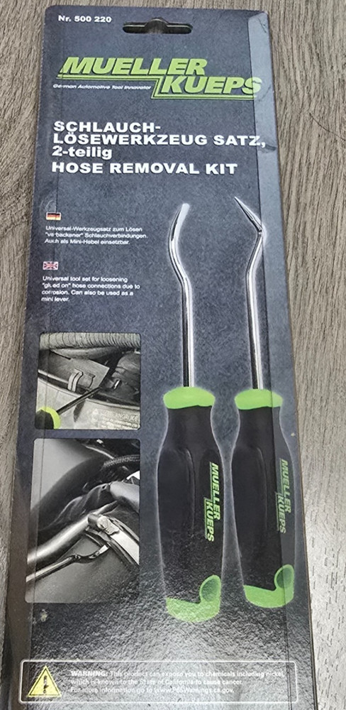Mueller Kueps Tools 2pc Hook & Spoon Hose Removal Set #500220