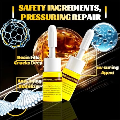 Yellow Crack Repair Kit for Chips & Chips