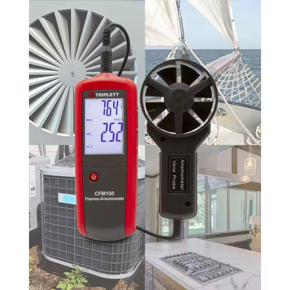 CFM/CMM Thermo-Anemometer