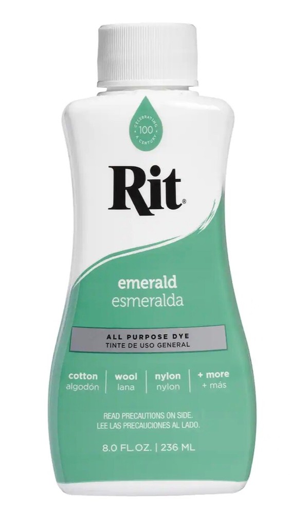Rit All Purpose Liquid Dye, 8 Fl. Oz., Emerald