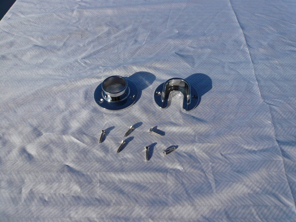 Lido Chrome Flange Set 1-5/16"