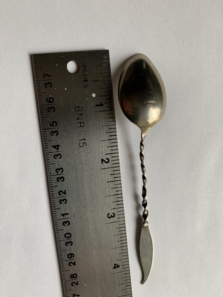 Vintage Historical Sterling Silver Spoon