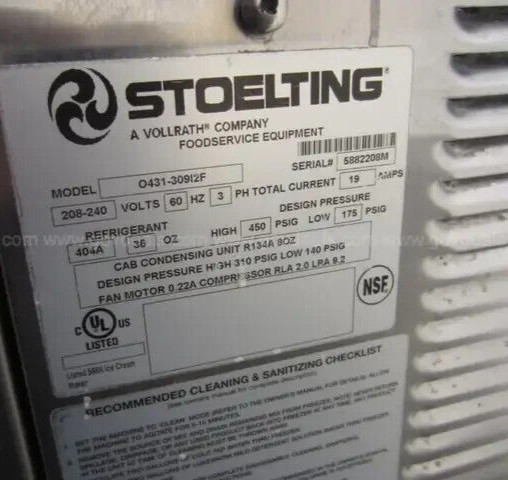 Stoelting Ice Cream Machine O431-309I2F