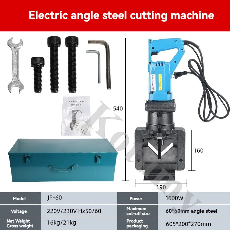 Electric-hydraulic Angle Iron Chamfering Machine, Triangular Arc Cutting Machine