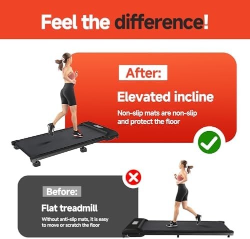 Treadmill Incline Riser Blocks - 4-Pack Adjustable Non-Slip Support for Workouts