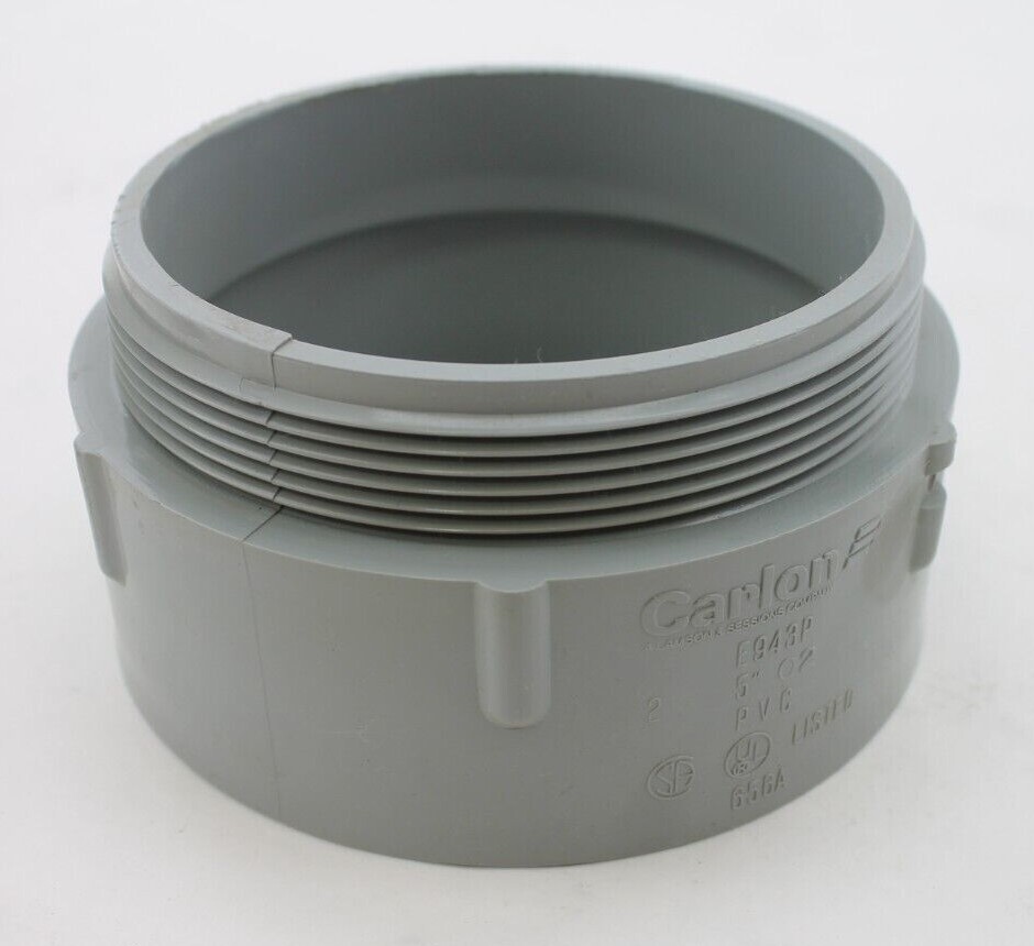 Carlon E943P 5" PVC Male Adapter