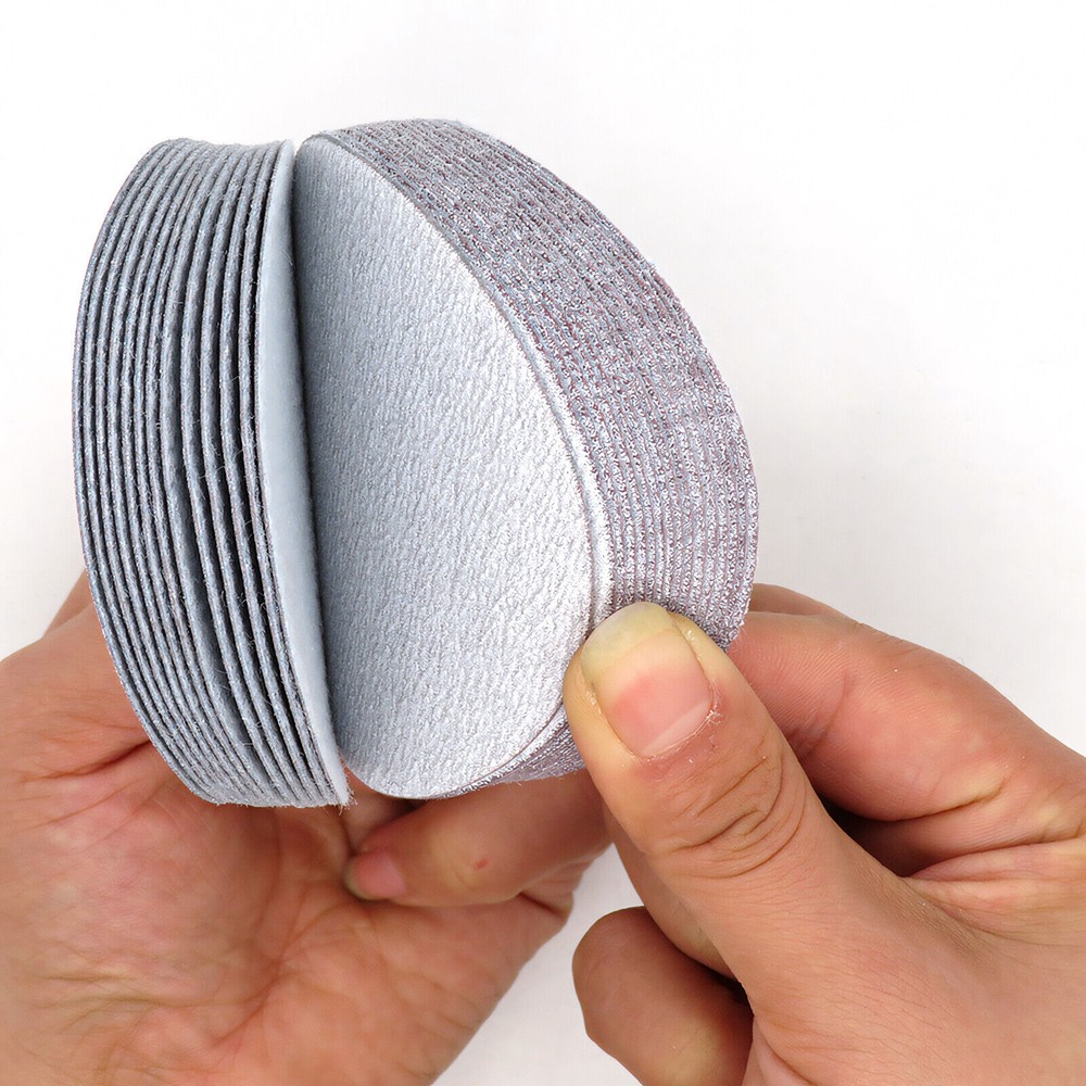 2pcs 100mm eccentric dry sanding discs sanding sheets sandpaper