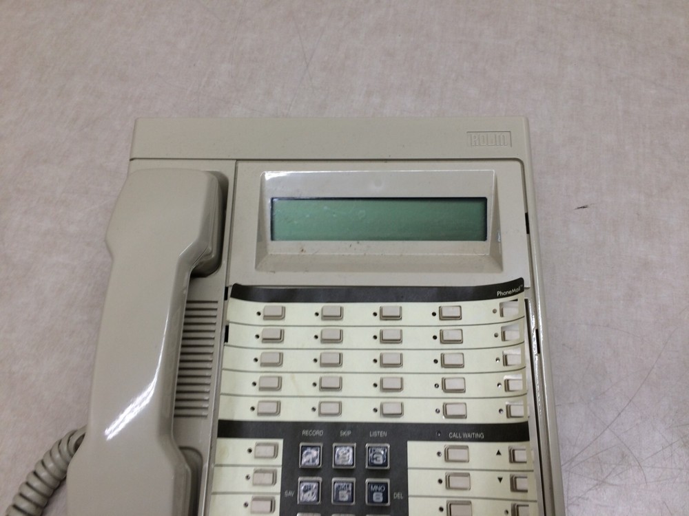 ROLM PhoneMail 64000 RP400 40 Button Programmable Phone Beige Mail