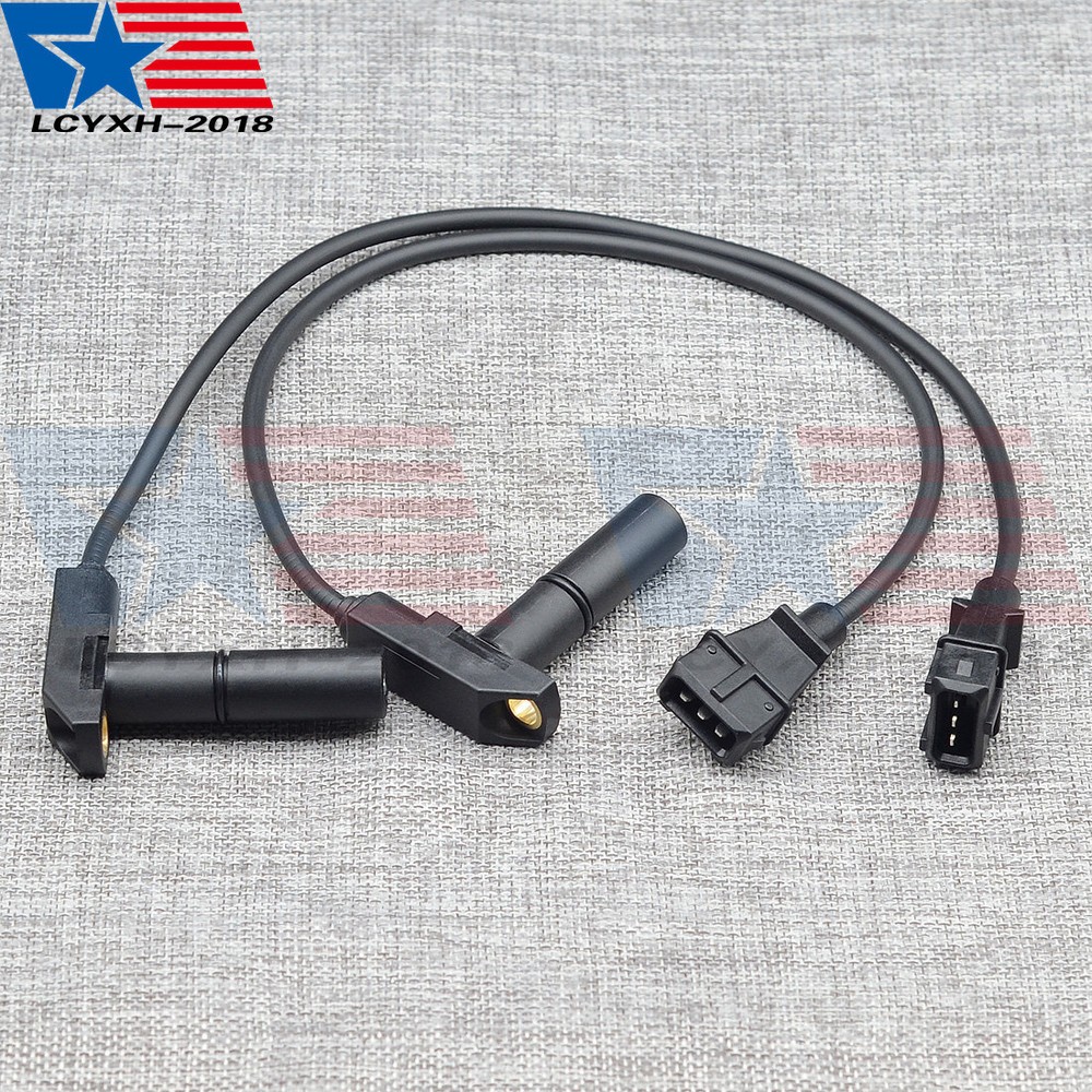 2Pcs Crankshaft Position Reference Mark Crank Speed Sensor For Porsche 924 944