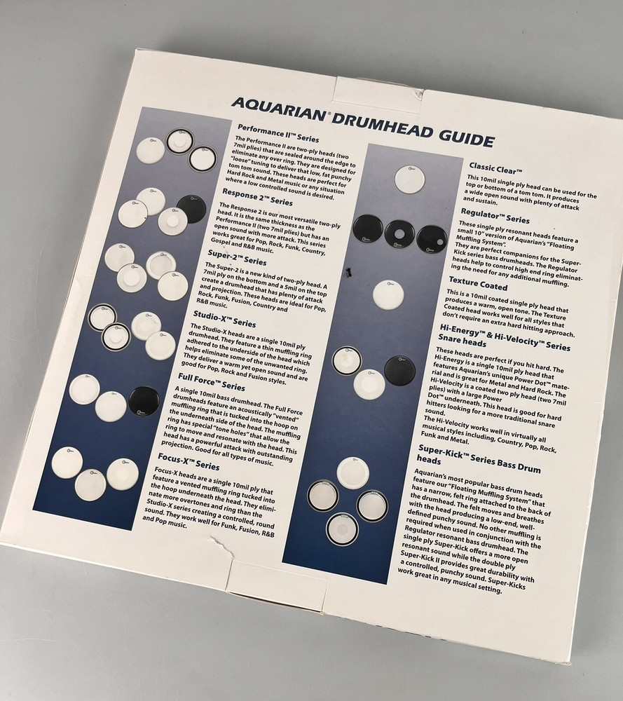 Aquarian Modern Vintage Medium Drum Head 12"