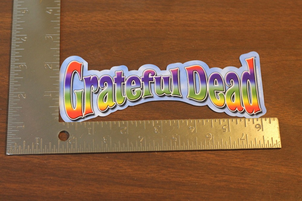 NEW GRATEFUL DEAD TYE DYE LOGO STICKER