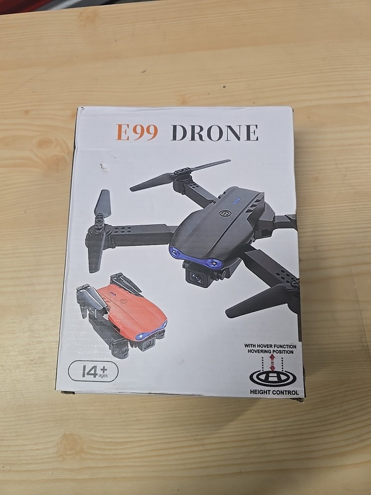 E99 Drone Pro 4K Single Camera with Case in Black