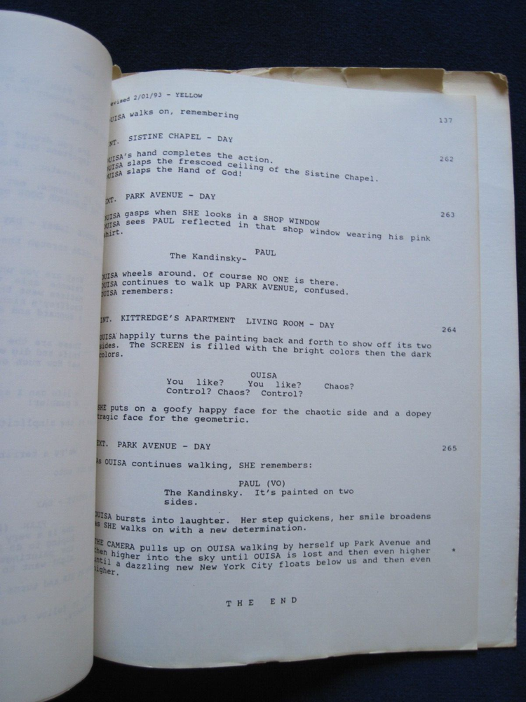 ORIGINAL SCRIPT - SIX DEGREES OF SEPARATION by JOHN GUARE - STARRING WILL SMITH