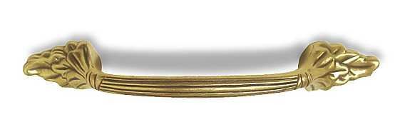 3-3/4" Oak Leaf Design Pull Antique English