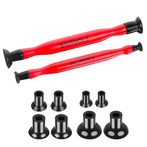 2PCS Valve Lapping Kit with 8 Suction Plates 4 Size, Valve Grinding Tool 2pcs