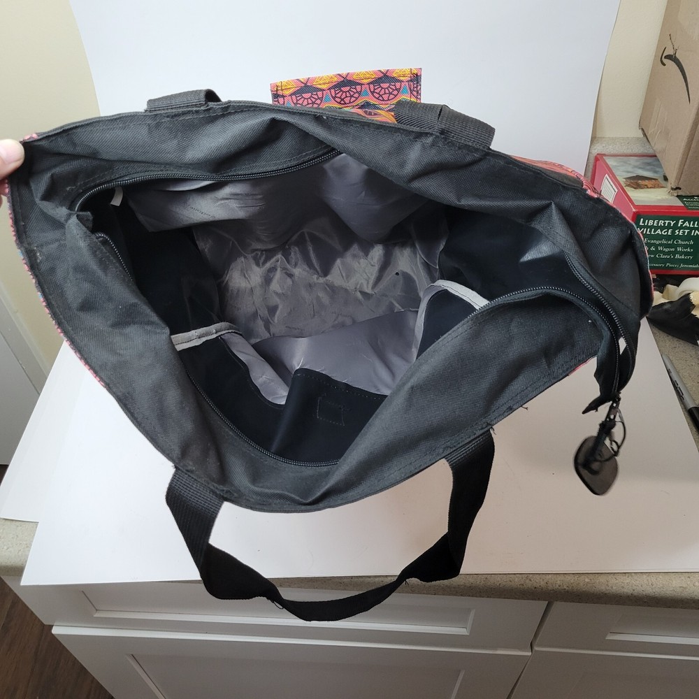 Dadamo Rolling Travel Bag With Aztec Print & Retractable Handle